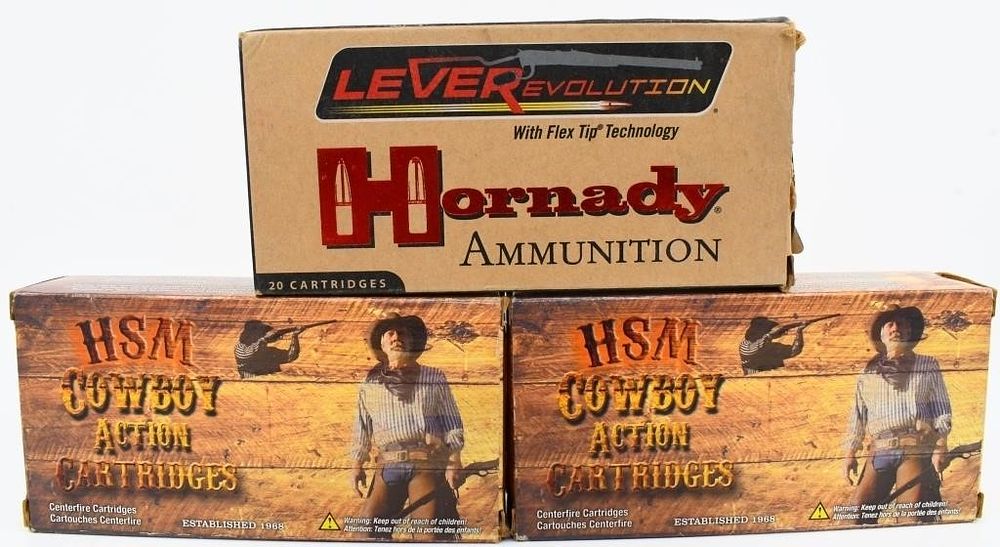 Lot 1435: 57 Rounds of .45-70 Government Ammunition