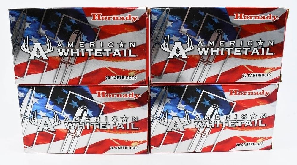 Lot 1447: 80 Rounds Of Hornady 7mm-08 Rem Ammunition
