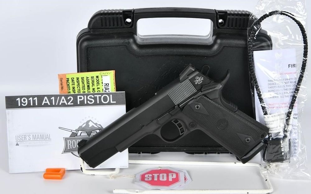 Lot 1455: M1911-A1 Full Size Semi Auto Pistol 9MM