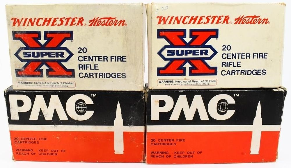 Lot 1471: 80 Count Of Empty 7mm Rem Mag Brass Casings