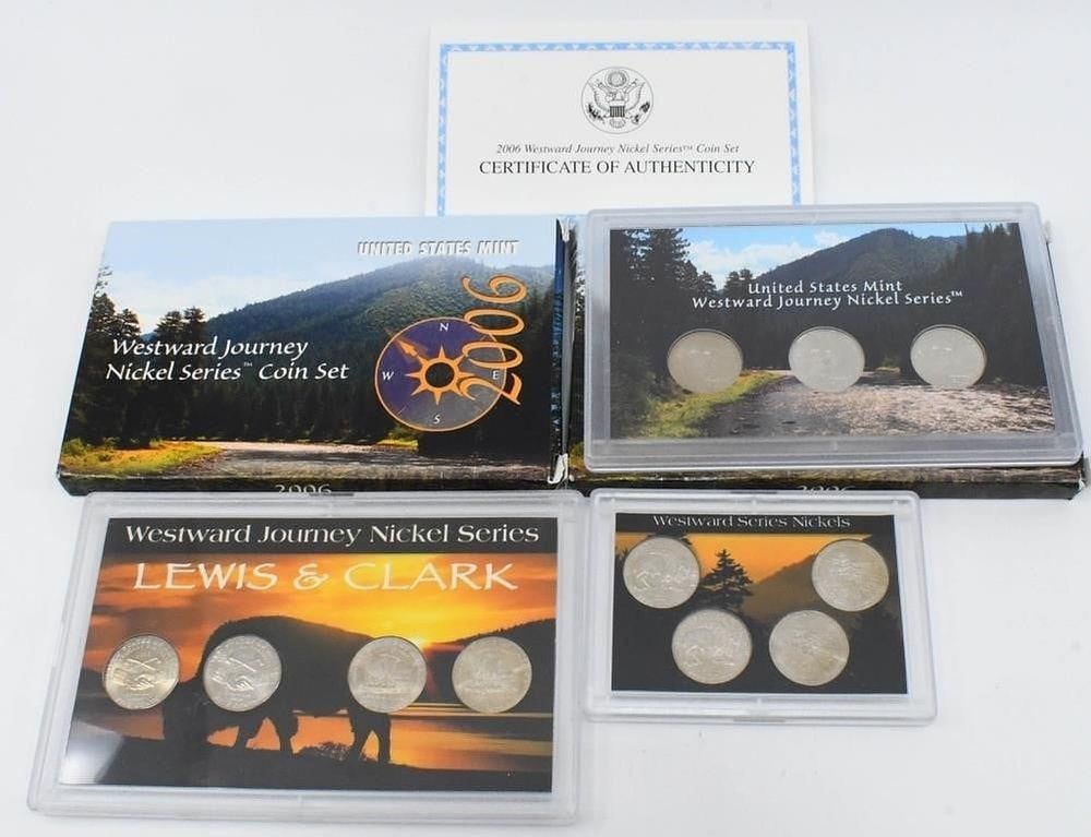 Lot 1484: 4 Sets Of Westward Journey Nickel Coins