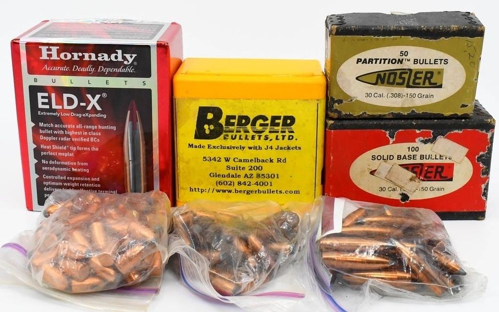 Lot 1528: Approx 300 Count Of .30 Cal Bullet Tips