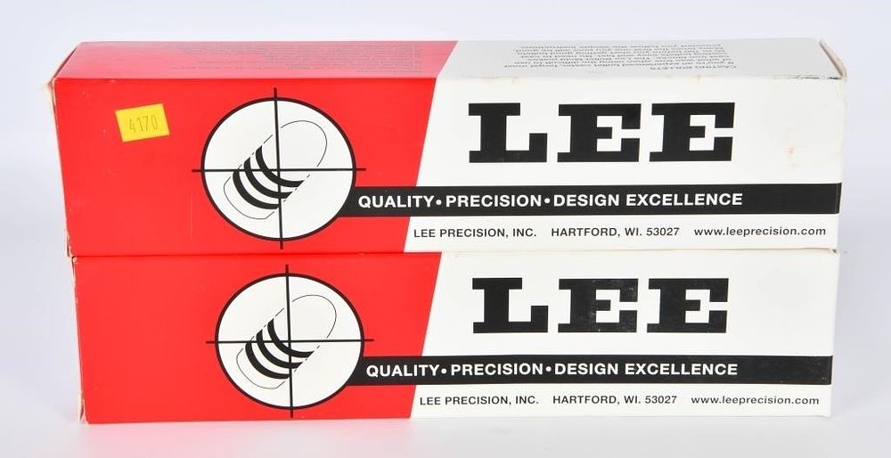 Lot 1550: 2 Lee Double Cavity Bullet Molds W/ Wood Handles