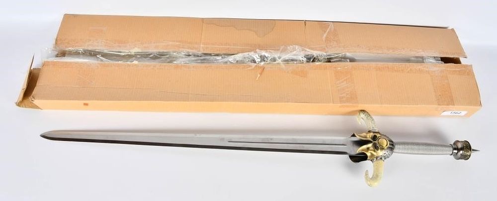 Lot 1562: New In the Box Large Size Fantasy Sword Medieval