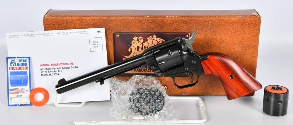 Lot 1602: Heritage Arms Rough Rider Revolver 6 1/2" .22LR