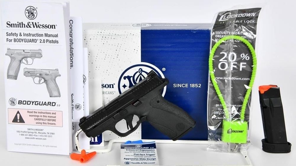 Lot 1611: NEW Smith & Wesson Bodyguard 2.0 .380 ACP