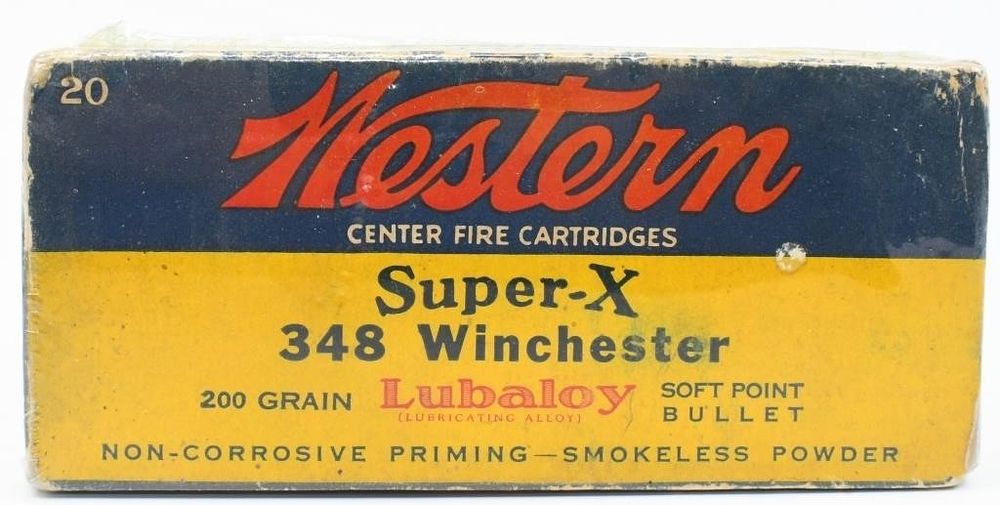 Lot 1615: 20 Rounds Of Western .348 Win Ammunition