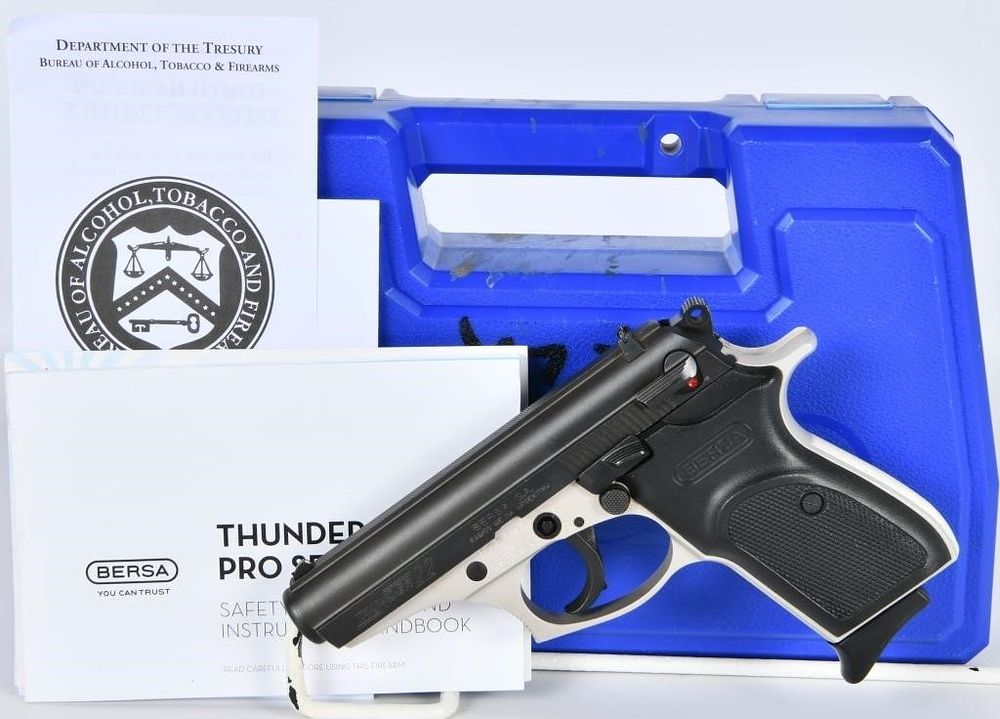 Lot 1632: Bersa Thunder 22 Semi Auto Pistol .22 LR