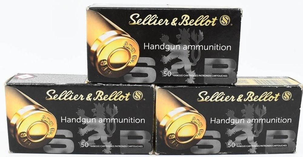 Lot 1633: 100 Rds Of Sellier & Bellot 9mm Browning (.380)