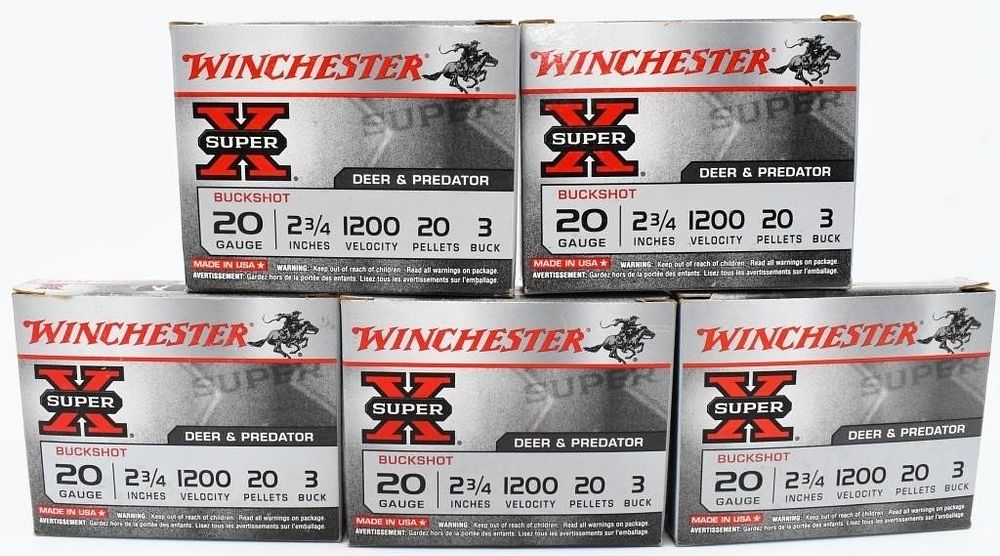 Lot 1645: 23 Rounds Of Winchester 20 Gauge Shotshells