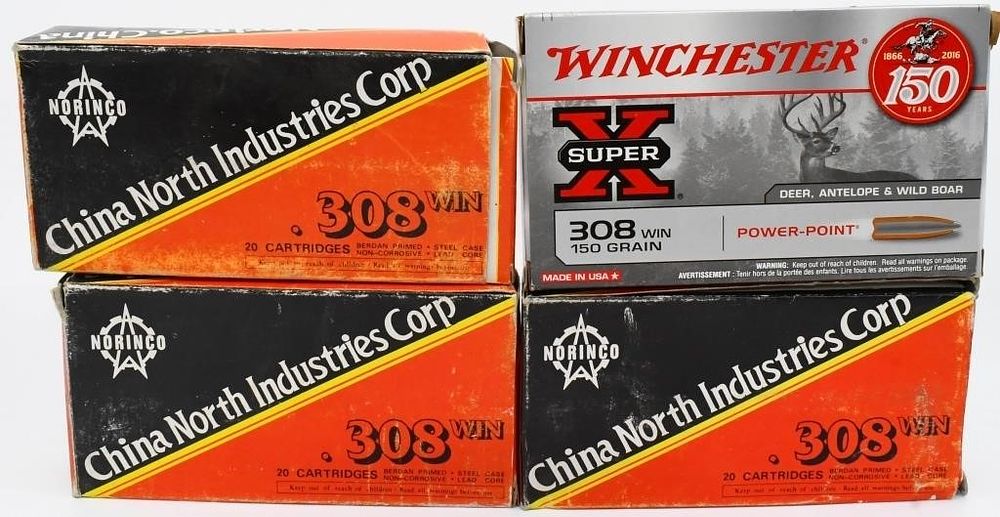 Lot 1654: 80 Rounds Of .308 Win Ammunition
