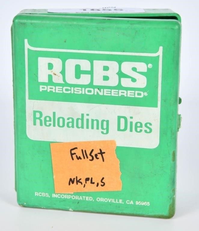 Lot 1655: RCBS Reloading Die Set For .30/30 WCF Cartridges