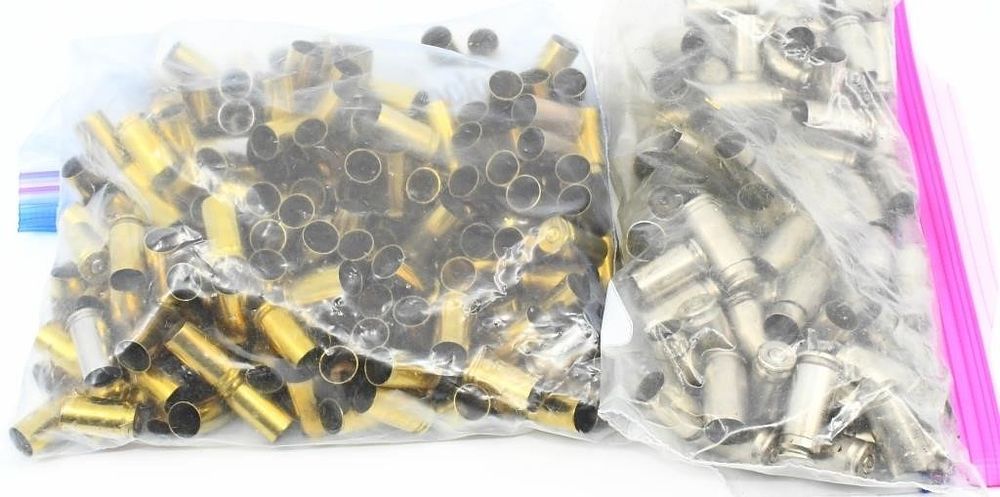 Lot 1658: 2.5 Lbs of Empty 9mm Luger Brass Casings