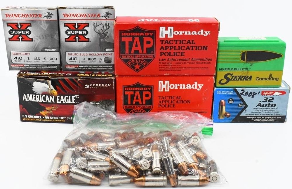 Lot 1699: Lot of Various Caliber Ammunition