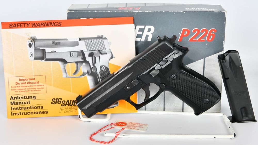 Lot 75: Sig Sauer P226 Semi Auto 9MM Pistol Germany