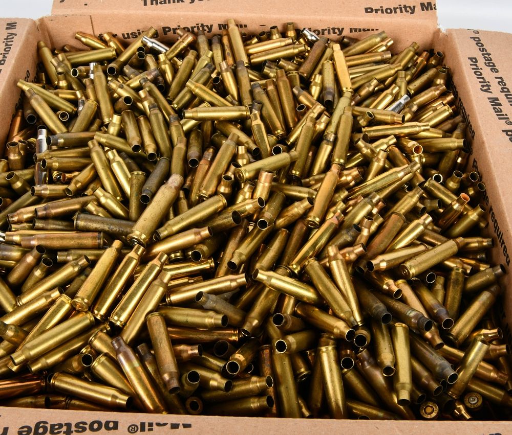 Lot 83: 35 Lbs Of Mixed .223/5.56 Empty Brass Casings