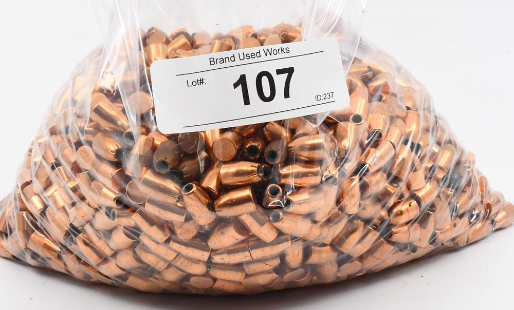 Lot 107: 1300 Count Of Mixed 9mm Reloading Bullet Tips