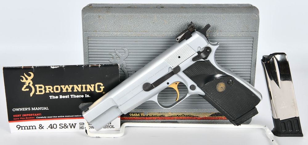 Lot 135: FN Belgium Browning Hi-Power Semi Auto Pistol 9MM