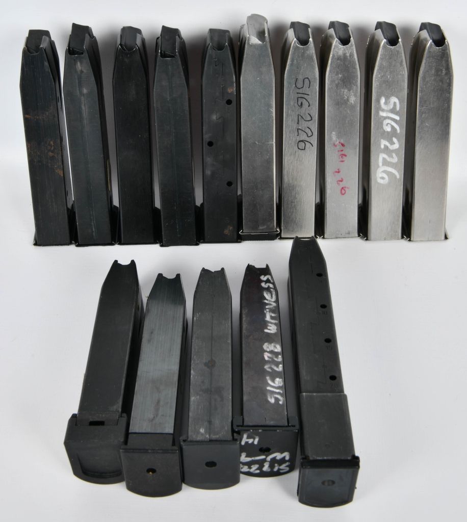 Lot 170: (15) Various Sig P226 Magazines various round