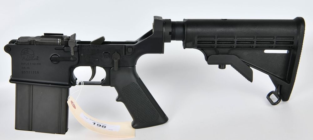 Lot 198: Armalite AR-10 Complete Lower Receiver 7.62MM
