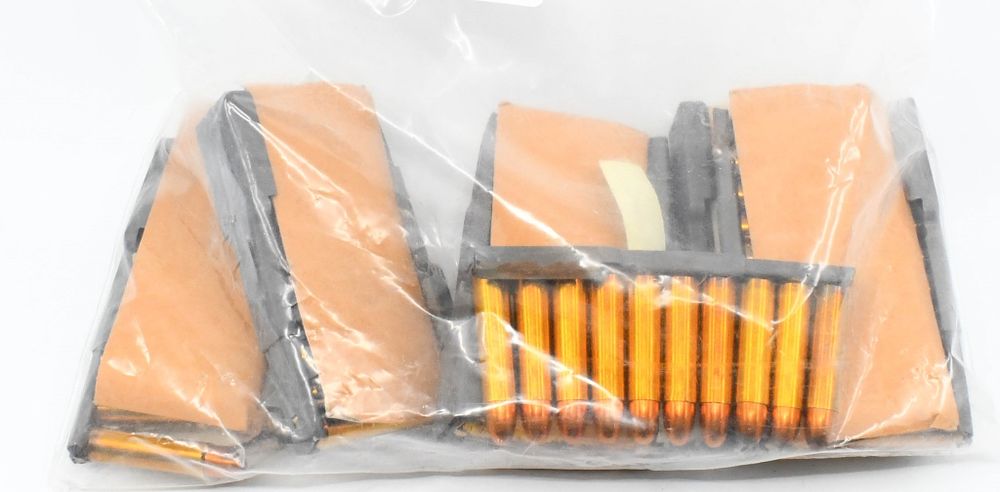 Lot 202: 120 Rounds Of .30 Carbine Ammo On Clips