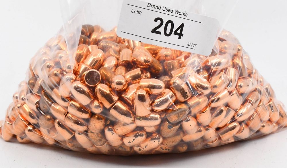 Lot 204: 500 Count Of Mixed .45 ACP Reloading Bullet Tips