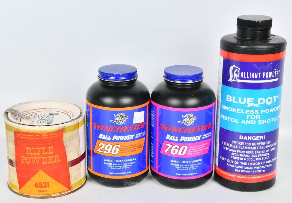 Lot 311: 296 & 760 & 4831 & Blue Dot Powders