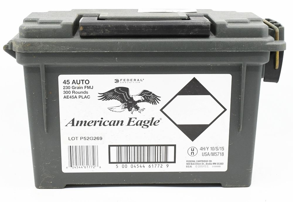 Lot 337: 300 Rounds Of American Eagle .45 ACP Ammo