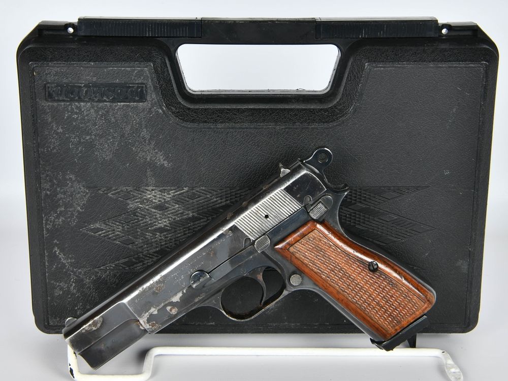 Lot 393: Belgium Browning Hi-Power Semi Auto Pistol 9MM