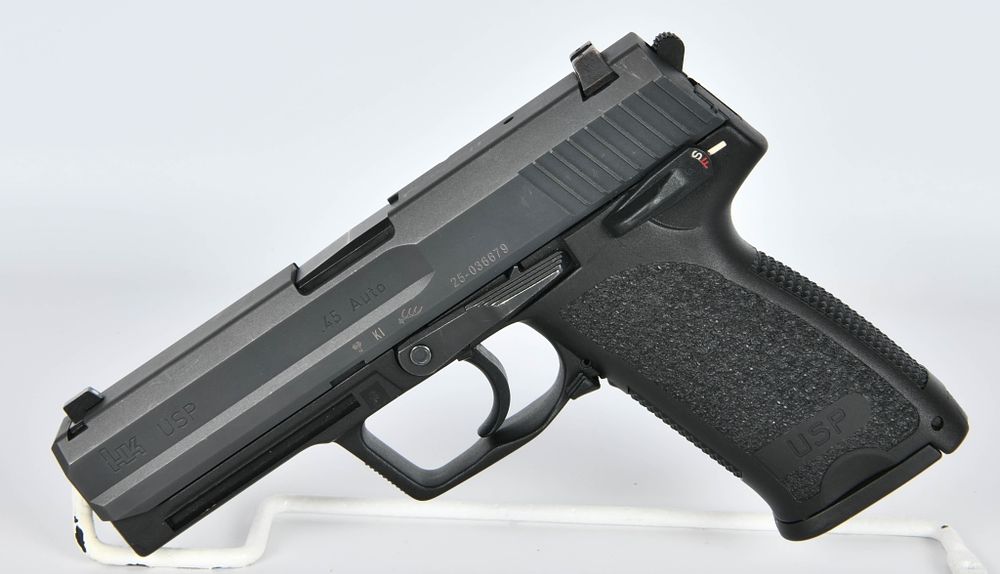 Lot 423: Heckler & Koch HK USP .45 ACP Semi Auto Pistol