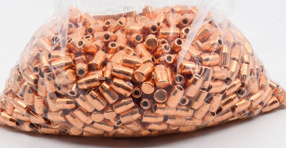 Lot 444: 1000 Count Of 125 Grain .38 SPL HP Bullet Tips