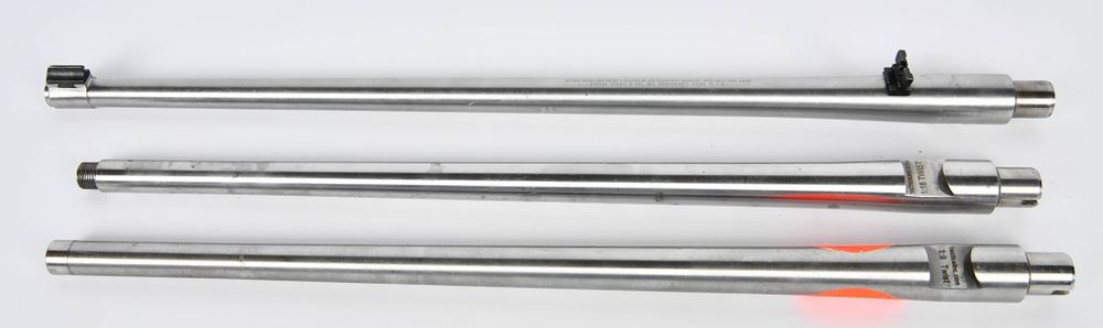 Lot 449: (3) various Stainless Barrels