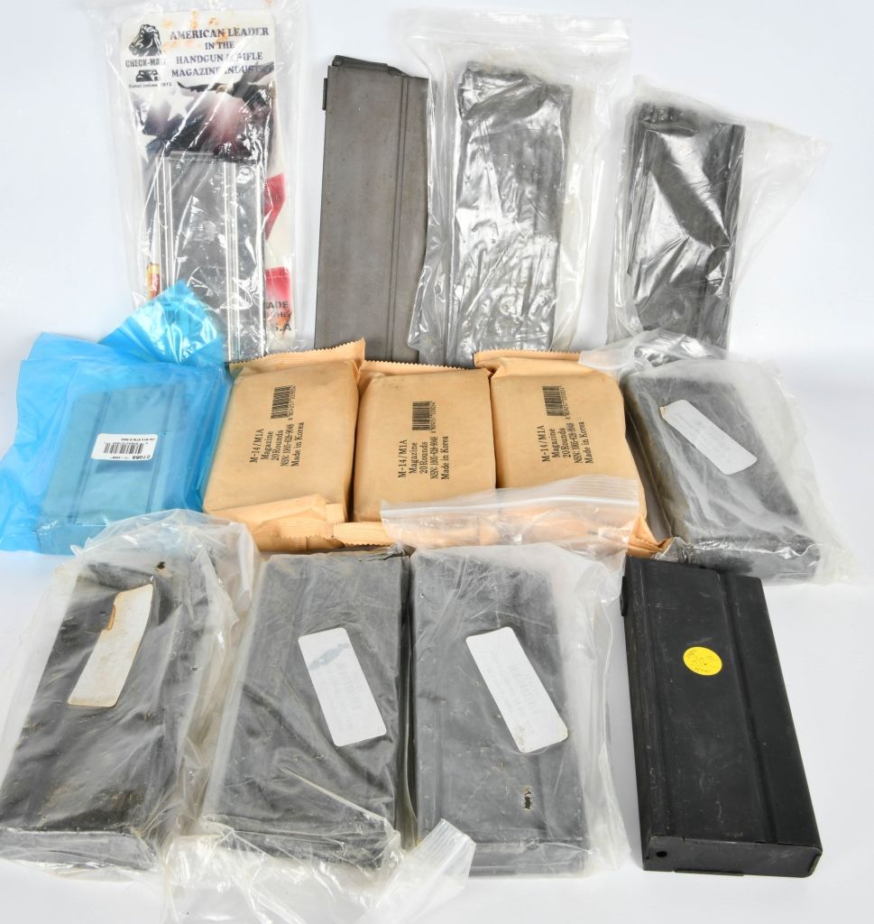Lot 458: (13) various rd M-14 / M1A .308 Parkerized