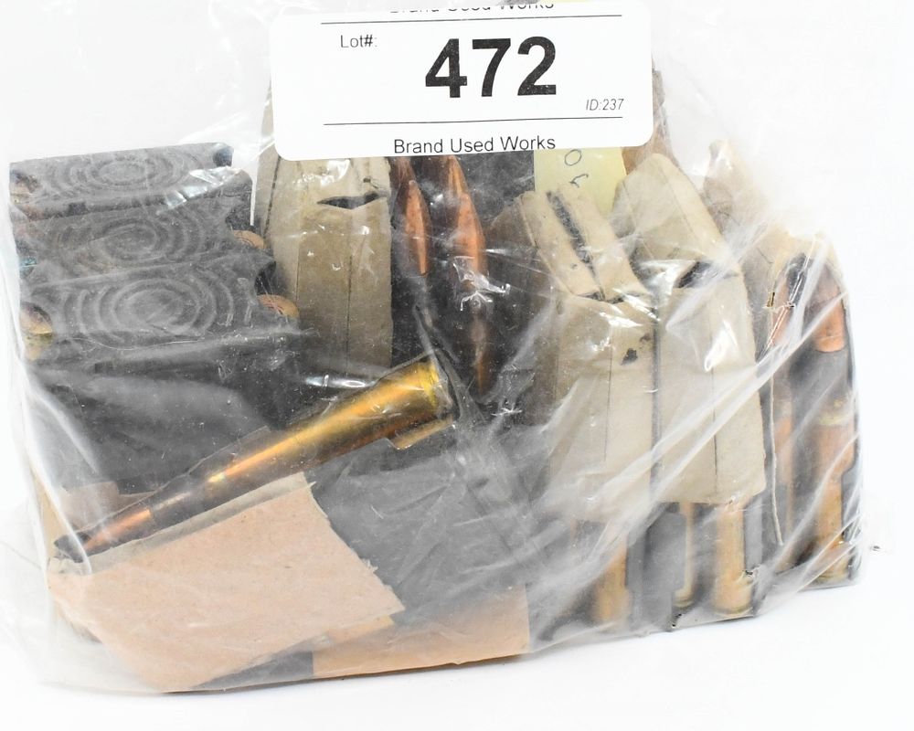 Lot 472: 88 Rounds Of .30-06 SPRG Ammo On Enbloc Clips