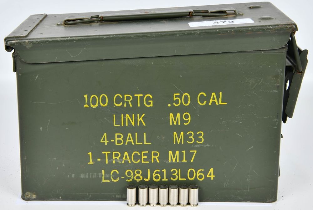 Lot 473: Large Ammo Can Full Of .40 S&W Empty Casings