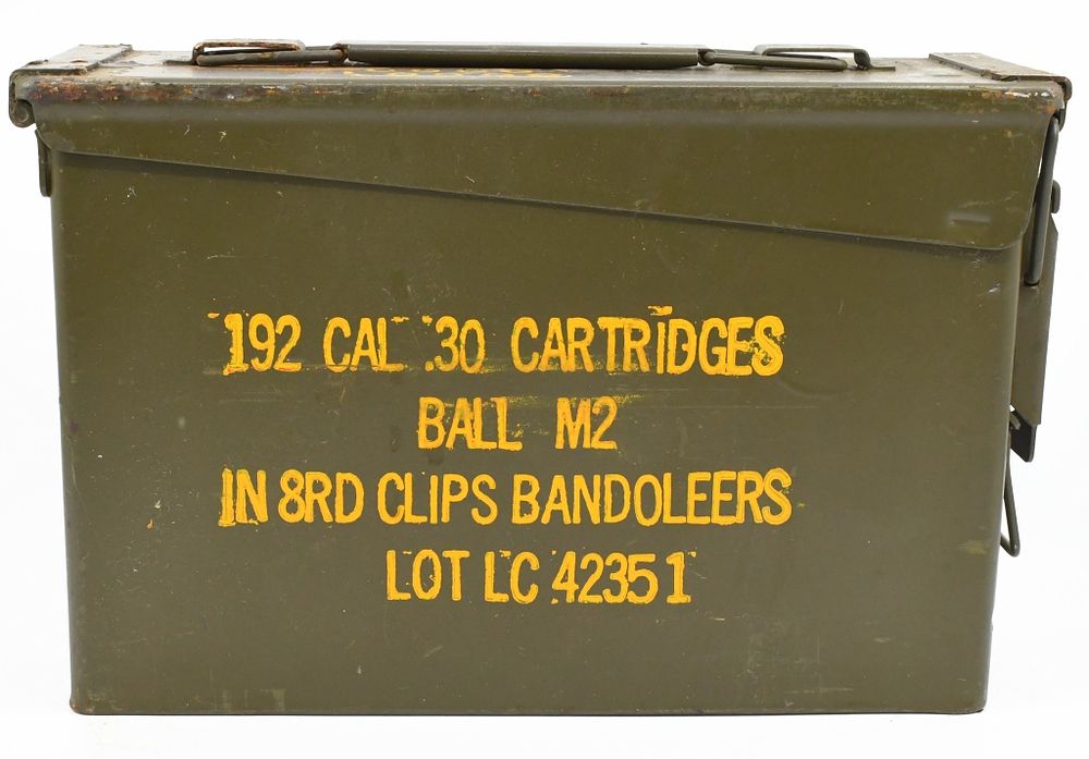 Lot 484: 88 Rds Of .30-06 SPRG Ammo W/ Enbloc Clips