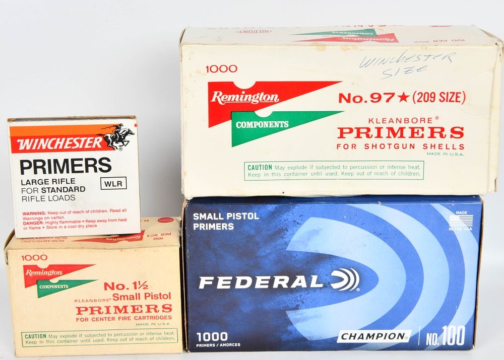 Lot 515: 2110 Various Primers Rifle, Pistol, Shotgun