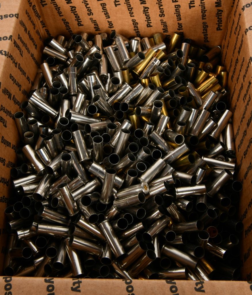 Lot 533: 9 Lbs Of Mixed .357 Mag Empty Brass Casings