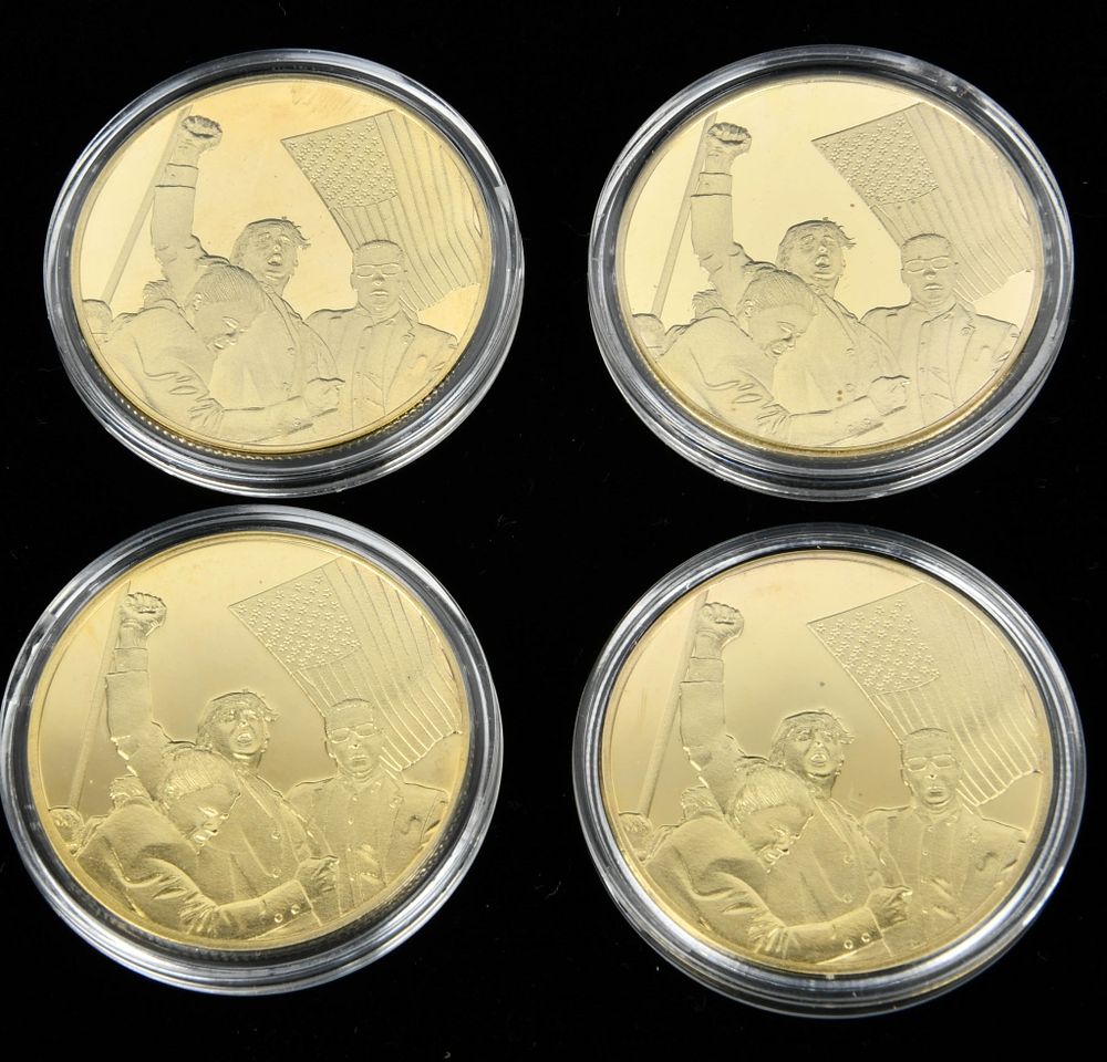 Lot 587: (4) President Donald Trump 47th Presidential