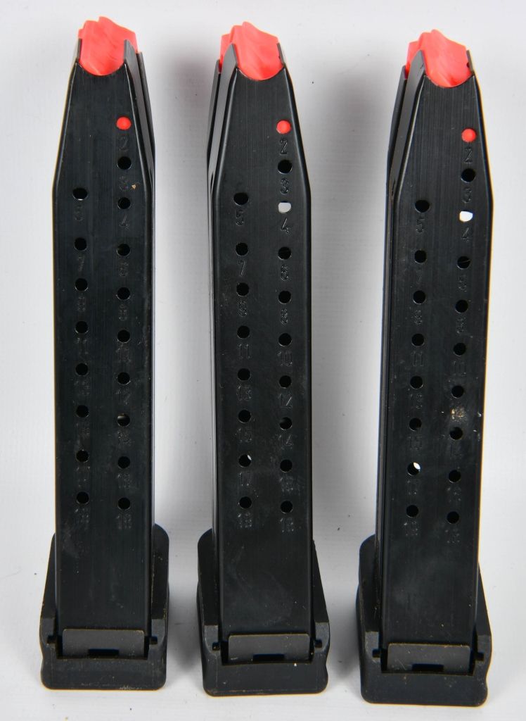 Lot 596: (3) MAG CZ P-10 F, P-09, DWX Full 9MM 19RD
