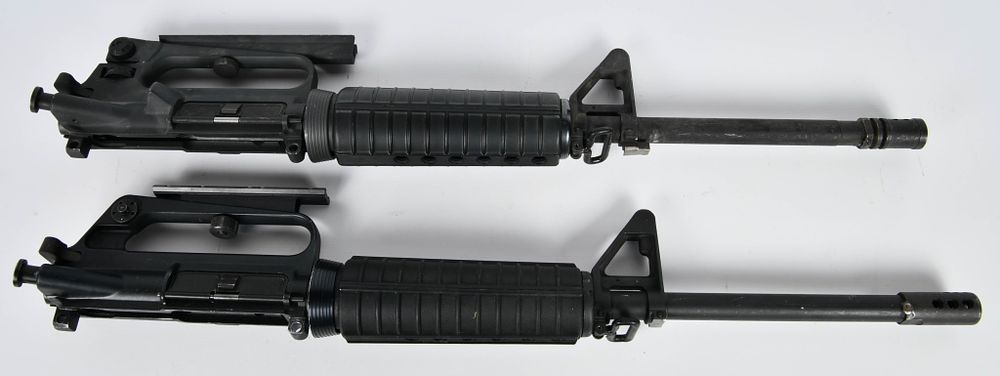 Lot 1028: (2) Armalite style Complete Uppers