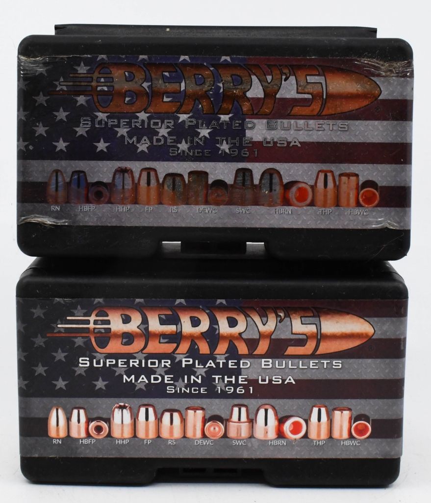 Lot 1046: 500 Count Of Berry's .45 ACP Reloading Bullet Tips