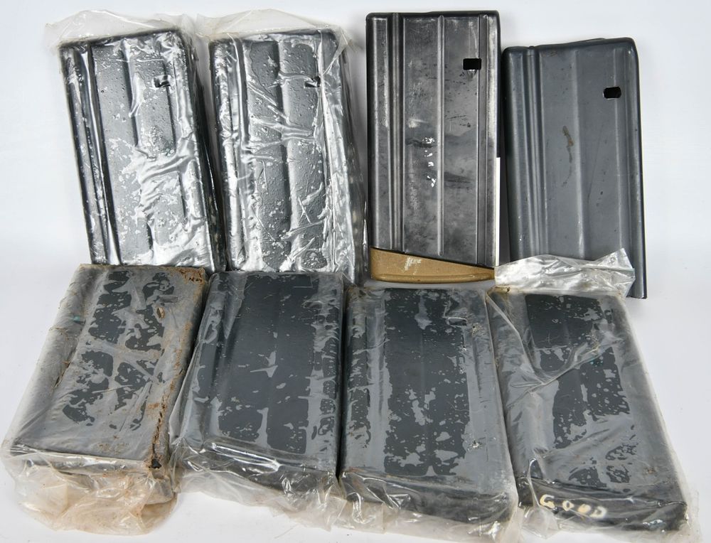 Lot 1067: (8) FN SCAR 17 Metal Mags 20 round
