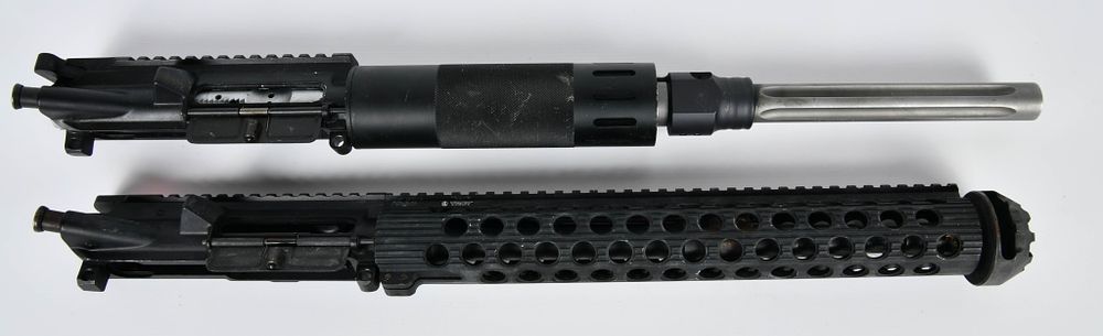 Lot 1088: (2) Black Tactical Upper Platform