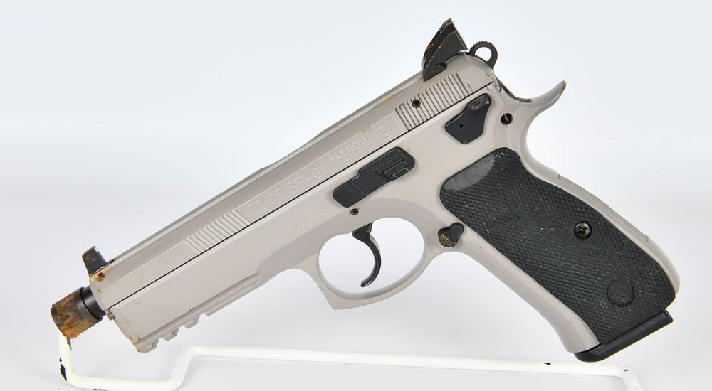 Lot 1152: CZ 75 SP-01 Tactical Urban Grey Suppressor-Ready