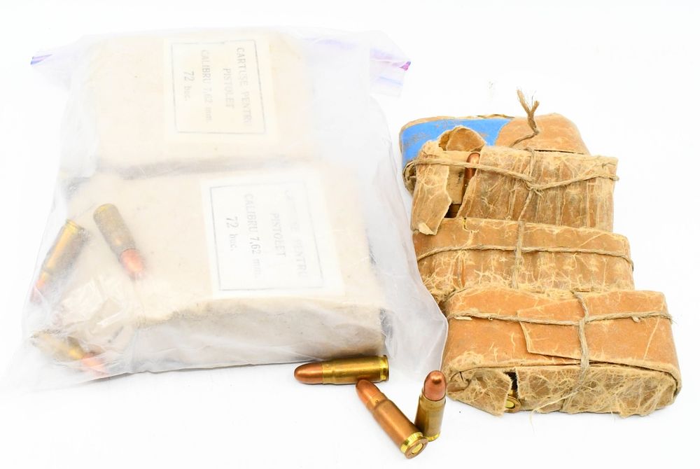 Lot 1165: 170 Rounds Of 7.62x25 Tokarev Ammunition