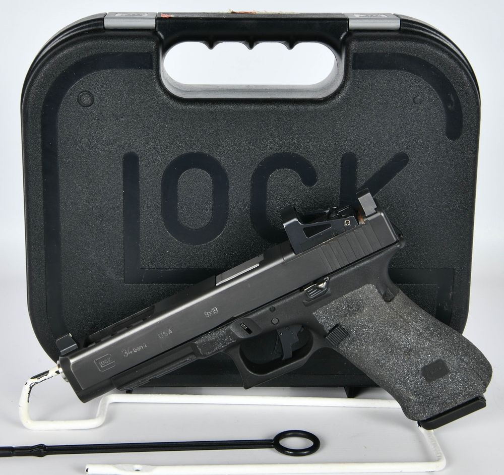 Lot 1188: Glock 34 Gen 4 Long Slide Semi Auto Pistol 9MM
