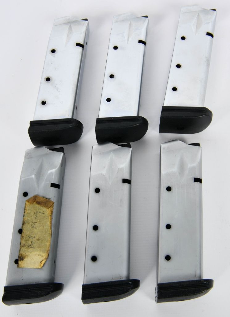 Lot 1193: 6 Springfield .40 Caliber 8 Round Magazines