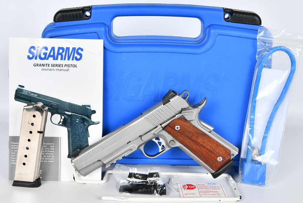 Lot 1194: Sig Sauer GSR 1911 Semi Auto Pistol .45 ACP