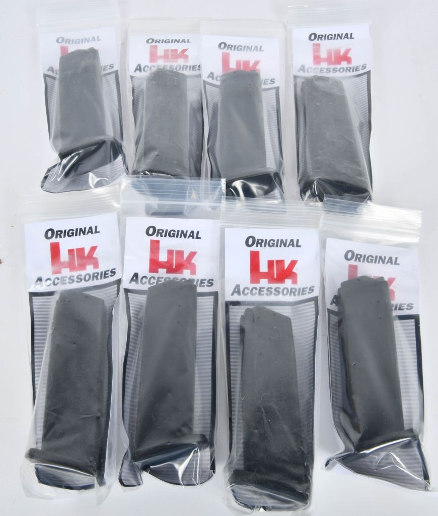 Lot 1199: (8) NEW HK USP40 full size 40 13 round HK Factory